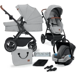 Kinderkraft Kinderwagen 3 In 1 B-TOUR Light Grijs