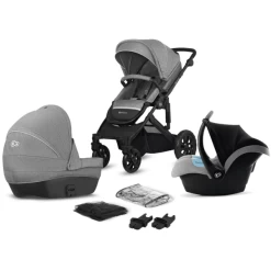 Kinderkraft Kinderwagen Prime Lite 3 In 1 Grey