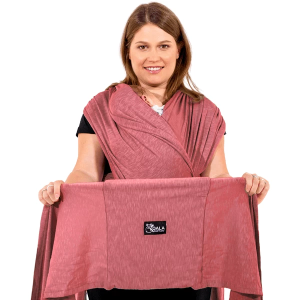 KOALA BABY CARE ® Draagdoek Bordeaux 5 KOALA BABY CARE ® Draagdoek Bordeaux - Afbeelding 5