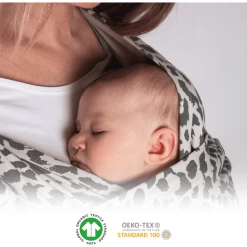 KOALA BABY CARE ® Draagdoek Cuddle Deel 2 - Luipaard -Kinderwagen Korting koala baby care draagdoek cuddle deel 2 luipaard a408325 3