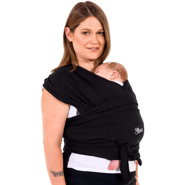 KOALA BABY CARE ® Draagdoek Zwart 2 KOALA BABY CARE ® Draagdoek Zwart - Afbeelding 2