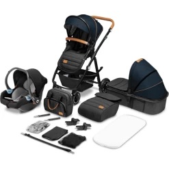 Lionelo Combi Kinderwagen Amber 3 In 1 Blue Navy