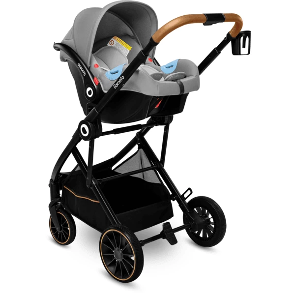 Lionelo Kinderwagen Riya 3 In 1 Grijs Stone 3 Lionelo Kinderwagen Riya 3 In 1 Grijs Stone - Afbeelding 3