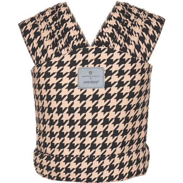 Manduca Draagdoek Sling Van Bellybutton Pepita Black 2 Manduca Draagdoek Sling Van Bellybutton Pepita Black - Afbeelding 2