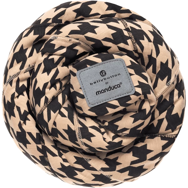 Manduca Draagdoek Sling Van Bellybutton Pepita Black 1 Manduca Draagdoek Sling Van Bellybutton Pepita Black