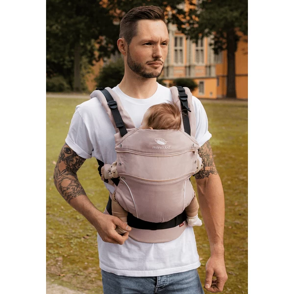 Manduca Draagzak First Pure Cotton Powder 2 Manduca Draagzak First Pure Cotton Powder - Afbeelding 2