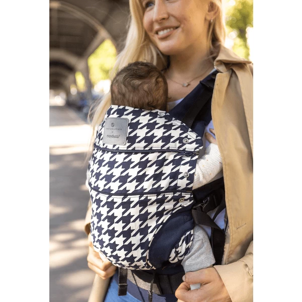 Manduca Draagzak First Van Bellybutton Pepita Navy 4 Manduca Draagzak First Van Bellybutton Pepita Navy - Afbeelding 4