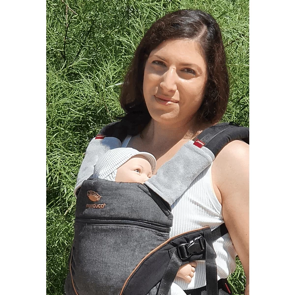 Manduca Manduca Gordelbeschermer FumBee Light Grijs 2 Manduca Manduca Gordelbeschermer FumBee Light Grijs - Afbeelding 2