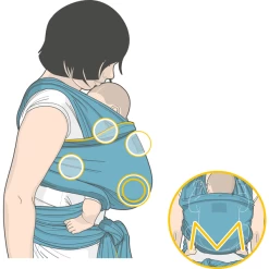 MANDUCA Sling Draagdoek Slate -Kinderwagen Korting manduca sling draagdoek slate a101672 4