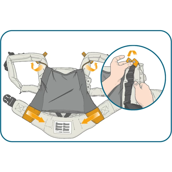 Manduca Verlenging ExTend Voor Draagzak Black 5 Manduca Verlenging ExTend Voor Draagzak Black - Afbeelding 5