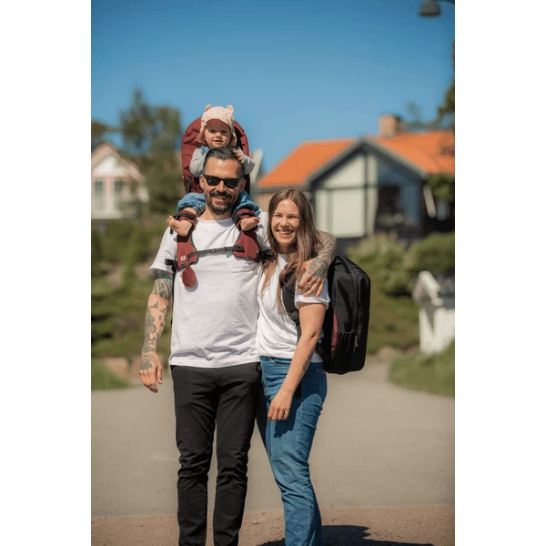 MINIMEIS Schouder Drager Wijn Rood 2 MINIMEIS Schouder Drager Wijn Rood - Afbeelding 2