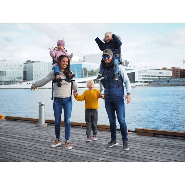 MINIMEIS Schouderdrager Oranje/blauw 2 MINIMEIS Schouderdrager Oranje/blauw - Afbeelding 2