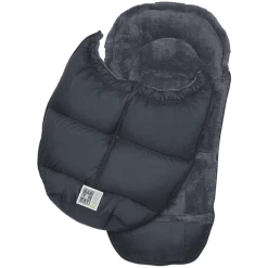 Odenwälder Voetenzak Levi Fashion Letters BabyNest Silver - Grijs -Kinderwagen Korting odenwaelder voetenzak levi fashion letters babynest silver grijs a319614 4