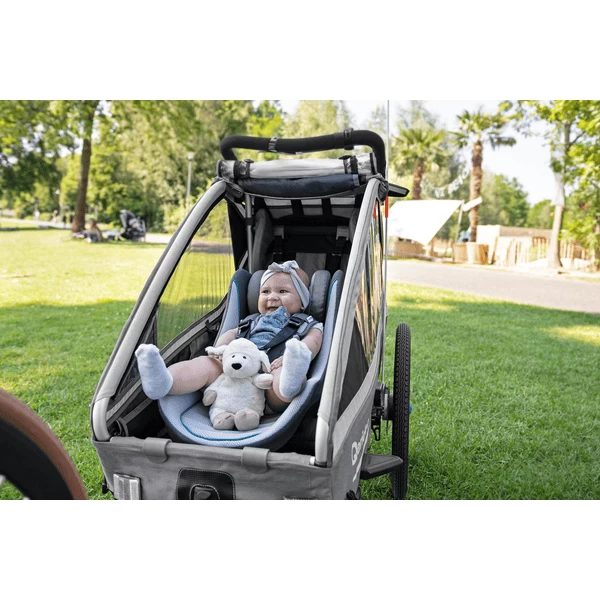 Qeridoo ® Babyzitje Donkergrijs Voor Kinderfietskarren 4 Qeridoo ® Babyzitje Donkergrijs Voor Kinderfietskarren - Afbeelding 4