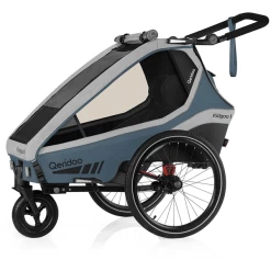 Qeridoo ® Kidgoo1 Navy Blauw Kinderfietskar