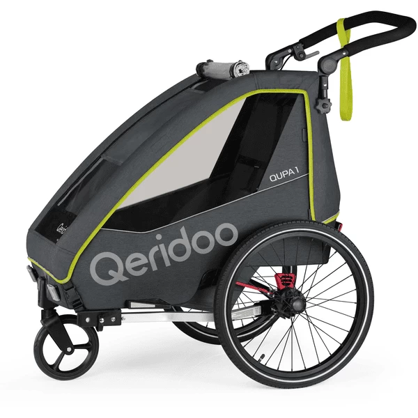 Qeridoo ® Kinderfietskar QUPA 1 Lime 1 Qeridoo ® Kinderfietskar QUPA 1 Lime