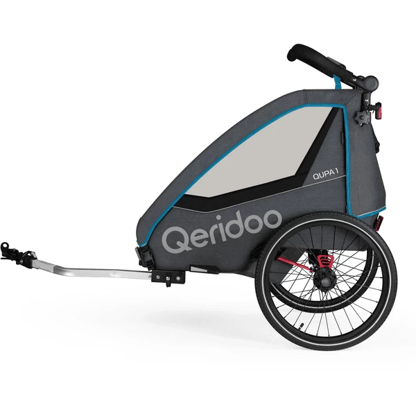 Qeridoo ® QUPA 1 Blauw Kinderfietskar 2 Qeridoo ® QUPA 1 Blauw Kinderfietskar - Afbeelding 2
