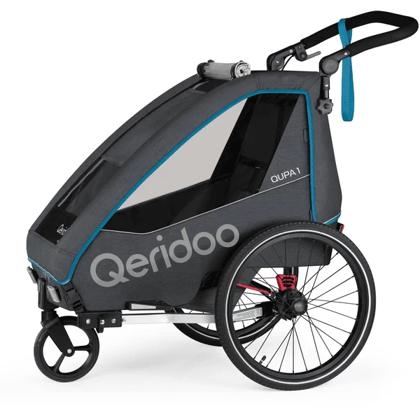 Qeridoo ® QUPA 1 Blauw Kinderfietskar 1 Qeridoo ® QUPA 1 Blauw Kinderfietskar