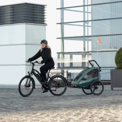 Qeridoo ® Sportrex2 Kinderfietskar Limited Edition Mineral Blue -Kinderwagen Korting qeridoo sportrex2 kinderfietskar limited edition mineral blue a337815 2