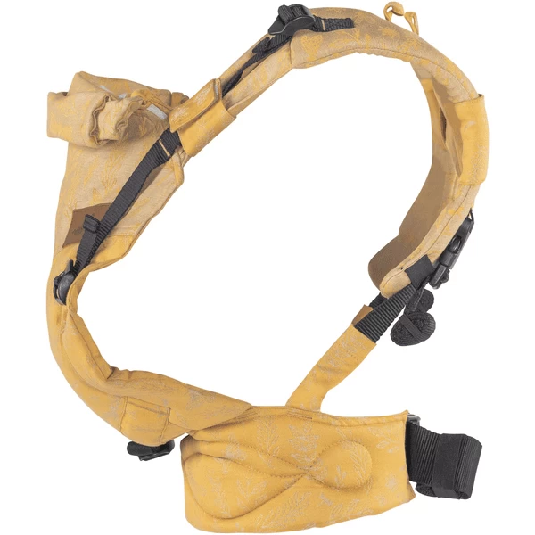 SCHMUSEWOLKE Draagzak Comfort Maxi Botanical Golden Linnen 4 SCHMUSEWOLKE Draagzak Comfort Maxi Botanical Golden Linnen - Afbeelding 4