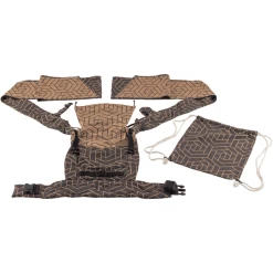 SCHMUSEWOLKE Draagzak Half Buckle Graphic Copper Modal -Kinderwagen Korting schmusewolke draagzak half buckle graphic copper modal a371901 3