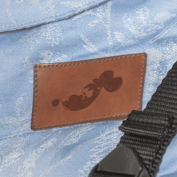 SCHMUSEWOLKE Draagzak Half- Buckle Maxi Fleur Provence Linnen 5 SCHMUSEWOLKE Draagzak Half- Buckle Maxi Fleur Provence Linnen - Afbeelding 5