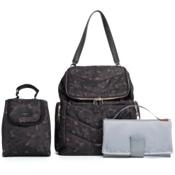 Storksak Changing Backpack Alyssa Leopard Black -Kinderwagen Korting storksak changing backpack alyssa leopard black a384823 3