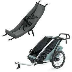 THULE Kinderfietskar Chariot Cross 1 Alaska Inclusief Infant Sling Babyzitje