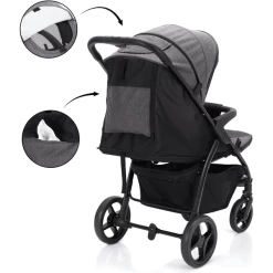 Fillikid Vulling Buggy D River Donkergrijs Gemêleerd -Kinderwagen Korting vulling buggy d river donkergrijs gemeleerd a291691 3